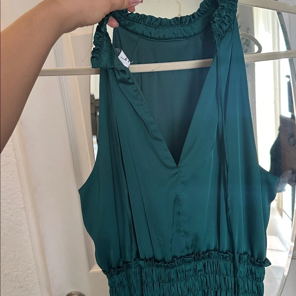 Nicole Miller Teal Sleeveless Dress - Picture 8 of 10